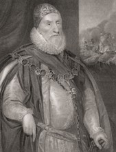 Charles Howard, 1st Earl of Nottingham, Howard of Effingham, 1536-1624, an English statesman and