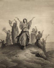 Jephthah's Daughter Coming to Meet Her Father, Gustave Doré