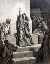 Deborah Praises Jael, Old Testament, Gustave Doré, 1863