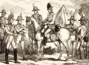 British military uniforms, 19th century, From British Battles on Land and Sea, by James Grant