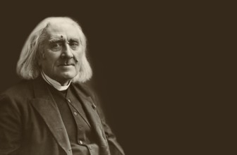Portrait of Franz Liszt, 1811-1886, Hungarian composer, virtuoso pianist, photograph by Nadar,