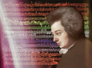 Wolfgang Amadeus Mozart, 1756 – 1791, composer of classical music, First Viennese School, notesheet