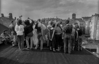 Germany, Dresden, 22 June 1991, City Festival of the Colourful Republic of Neustadt (Dresden),