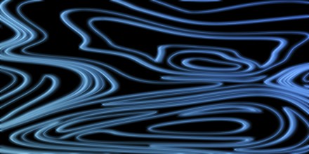 Neon Glow blue lines on a dark background, Glowing background
