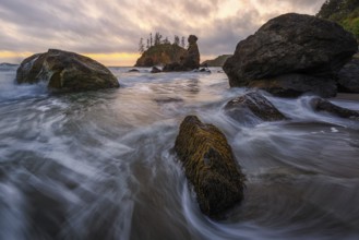 A beautiful seascape at a northern California beach