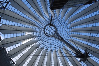 Roof construction at Potsdamer Platz in Berlin, Berlin, Germany