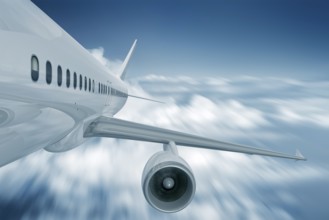 An image of a plane turbine