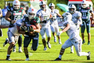 CEFL Bowl, 25 June 2022, Shwaebish HallSchwäbisch Hall Unicorns, RB # 15 Lars Kozlowski