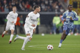 Football, Europa League, round of 16 second leg, 2024/2025, Eintracht Frankfurt vs. Ajax Amsterdam,