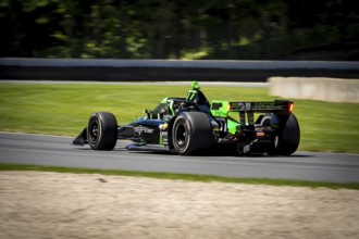 ROMAIN GROSJEAN (77) of Geneva, Switzerland practices for the XPEL Grand Prix at Road America in