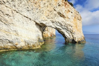 The famous Blue Caves in Zakynthos island, Greece