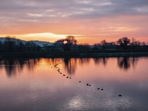 Tring Reservoir at Sunset