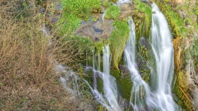 Paseo del Molinar Path, Molinar River Waterfall, Tobera, Montes Obarenes-San Zadornil Natural Park,