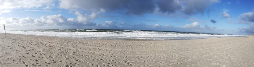 Landscape at the beach of Sylt, Germany