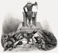 Caricature on the French Revolution of 1830