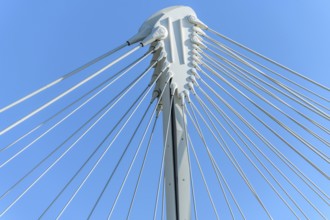The Deux-Rives footbridge between Germany and France in Kehl and Strasbourg, a symbol of