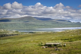 Fascinating natural landscape in Jotunheimen in the summertime in Norway. Great natural landscape
