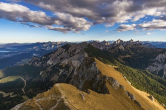 Beautiful mountain tour to the Aggenstein at sunset in the Tannheimer Tal