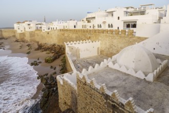 Cemetery and Mausoleum of Sidi Ahmed El Mansur, from the Krikia viewpoint, Asilah, morocco