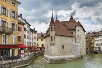 Palais de l'Île is an old fortified house dating from the 12th century in Annecy, France