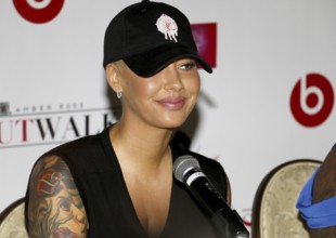 Amber Rose at the SlutWalk Festival Press Conference held at the Four Seasons Hotel in Beverly