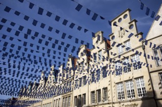 Building at Prinzipalmarkt in Münster during the Eurocityfest