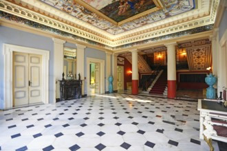 The Achilleion Palace in the Village Gastouri of Corfu build by Empress Elisabeth of Austria (known
