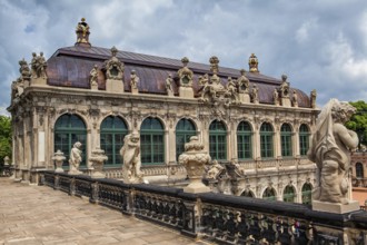 The Zwinger - palace in Dresden, eastern Germany, built in Rococo style