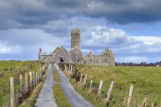 Ross Errilly Friary is a medieval Franciscan friary located about a mile to the northwest of