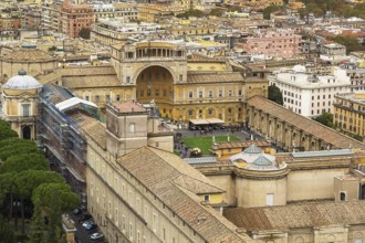 View of Vatican from the Dome of St. Peter's Basilica
