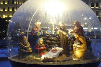 New Year and Christmas electrical decorations of the city, Kazan Cathedral