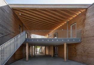Krefeld, Waldorf School Kaiserstrasse, new building 2020 Architect: Piet Reymann