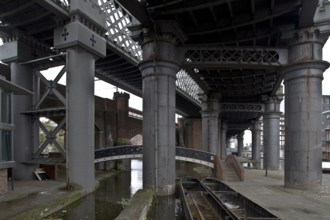 Manchester railway bridges d 19th century on the Bridgewater Canal