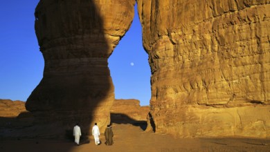 Elephant Rock, rock in Al Ula, Al Ula, Saudi Arabia, Middle East