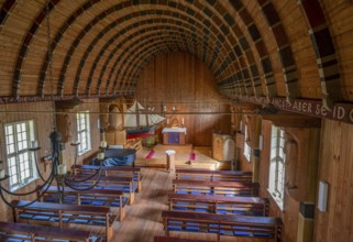 Fishermen's Church in Born on the Darß, interior, Born, Mecklenburg-Western Pomerania, Germany