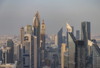 A picture of the tall buildings at the Trade Centre district