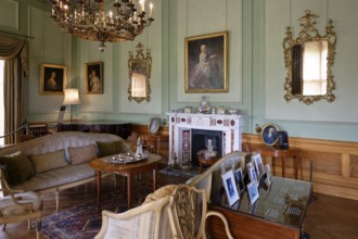Interior view, Drawing Room, Dunster Castle, Dunster, England, Great Britain