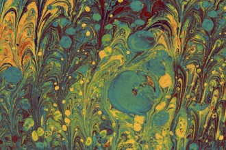 Marbling art patterns as abstract colorful background