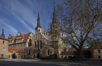 West view, left castle west wing, St., Sankt, Saint