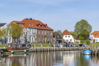 Tönning harbour, North Frisia, Schleswig Holstein, Germany