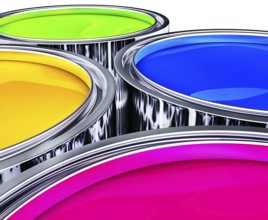 3D rendering of a color concept