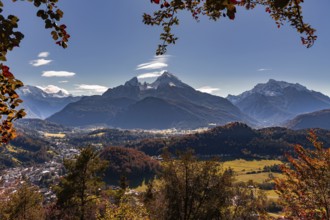 Autumn at the Watzmann in Berchtesgadener Land, Bavaria, Germany