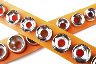 Hex socket set isolated on white background