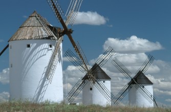Don Quixote Windmills, Mota del Cuervo, La Mancha, Spain