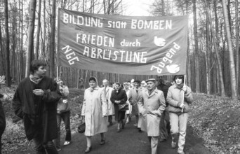 Demonstration in the Bittermark 1982, Germany