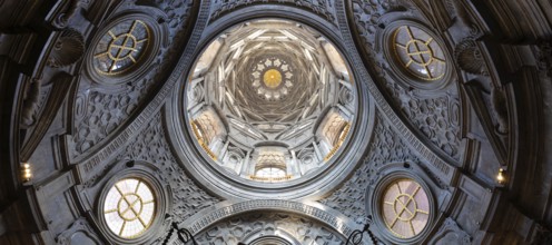 Turin, Italy - Circa August 2021: the Chapel of the Shroud, 1694 by Guarini. One of the most