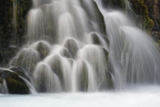 Waterfall Bruarfoss at river Bruara, Golden Circle, Southwest Iceland, Europe