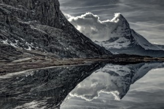 Lake Riffel, Zermatt. Matterhorn. Switzerland