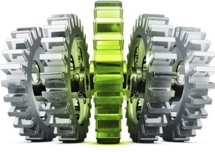High resolution 3D rendering of a leadership concept