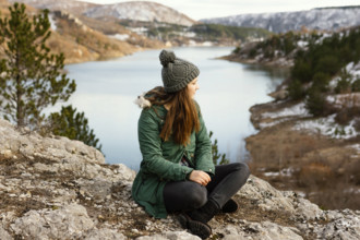 Young beautiful woman nature 2